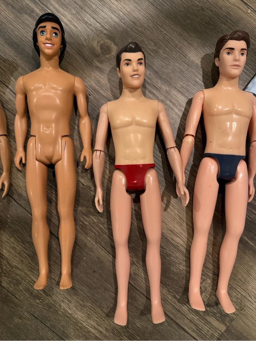 Vintage Disney Prince Male Dolls and Accessories